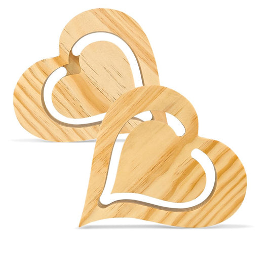 SCCFMM 5 pcs Sublimation Wood Photo Frames Blanks DIY Heat Transfer Print Wood Heart Shape Picture for for Crafts Tabletop Home Decor
