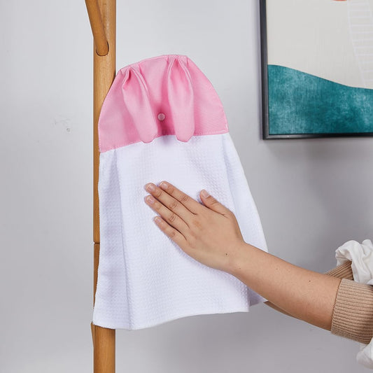 SCCFMM 20pcs Sublimation Blank Towels, DIY Heat Transfer Print Microfiber Kitchen Towel, Modern Multi Purpose Dish Towels with Ear Rabbit for Kitchen Cleaning (1 Color 2 pcs,Total 10 Color)