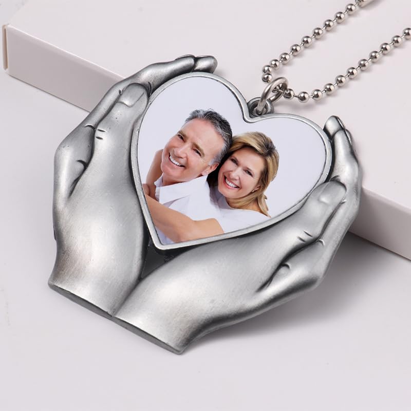 SCCFMM 20pcs Sublimation Blank Alloy Pendant, Angel Wing Rearview Mirror Pendant, Heart Keychain Heat Sublimation Pendant Blanks Car Hanging Ornament for DIY Heat Transfer Print