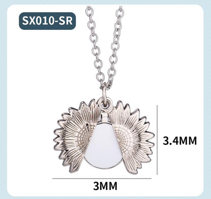 SCCFMM 20 set Sublimation Blank Necklace with Chain Set Blank Pendant Necklace Rhinestone Wing Shape Bezel Pendant Tray With Sublimation Aluminium Sheet for DIY Heat Transfer Print