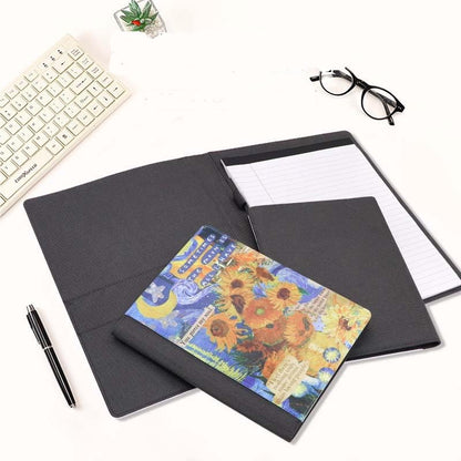 5 Pcs A5 Sublimation Blank Canvas Notebook Journal 30 Pages - Canvas Cover Notebooks for Note Taking Plan Making Diary Writing - School Office Supplies