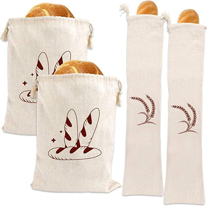 SCCFMM 10 Pieces Sublimation Blank Drawstring Bread Bags Sublimation Linen Burlap Drawstring Bag Present Bags with Drawstring for Favors Party DIY Craft Heat Transfer Print