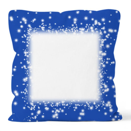 20Pcs Plain Colorful Sublimation Blank Pillow Case Covers 15.7 * 15.7inch Decorative Pillowcase Cushion Cover with Concealed Zippers for DIY Heat Press Printing (Blue)