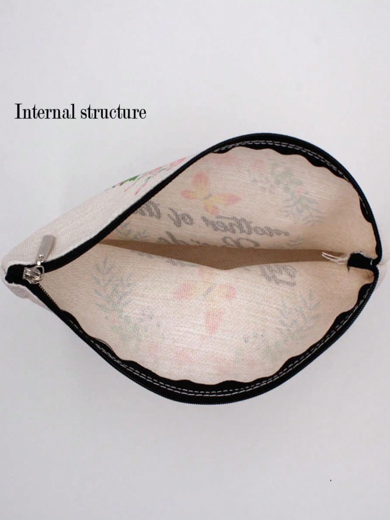 SCCFMM 20 Pack Sublimation Blanks Linen Makeup Bags With Wristband DIY Heat Transfer Print Cosmetic and Pencil Pouches, Multi-Purpose Travel Toiletry Zipper Bags for Crafting and Personalization