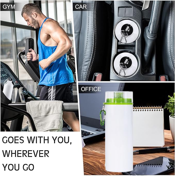 8pcs 750ml/25oz Sublimation Blank Aluminum Sports Bottle With Color Lids DIY Heat Press Outdoor Sport Water Bottle with Cover