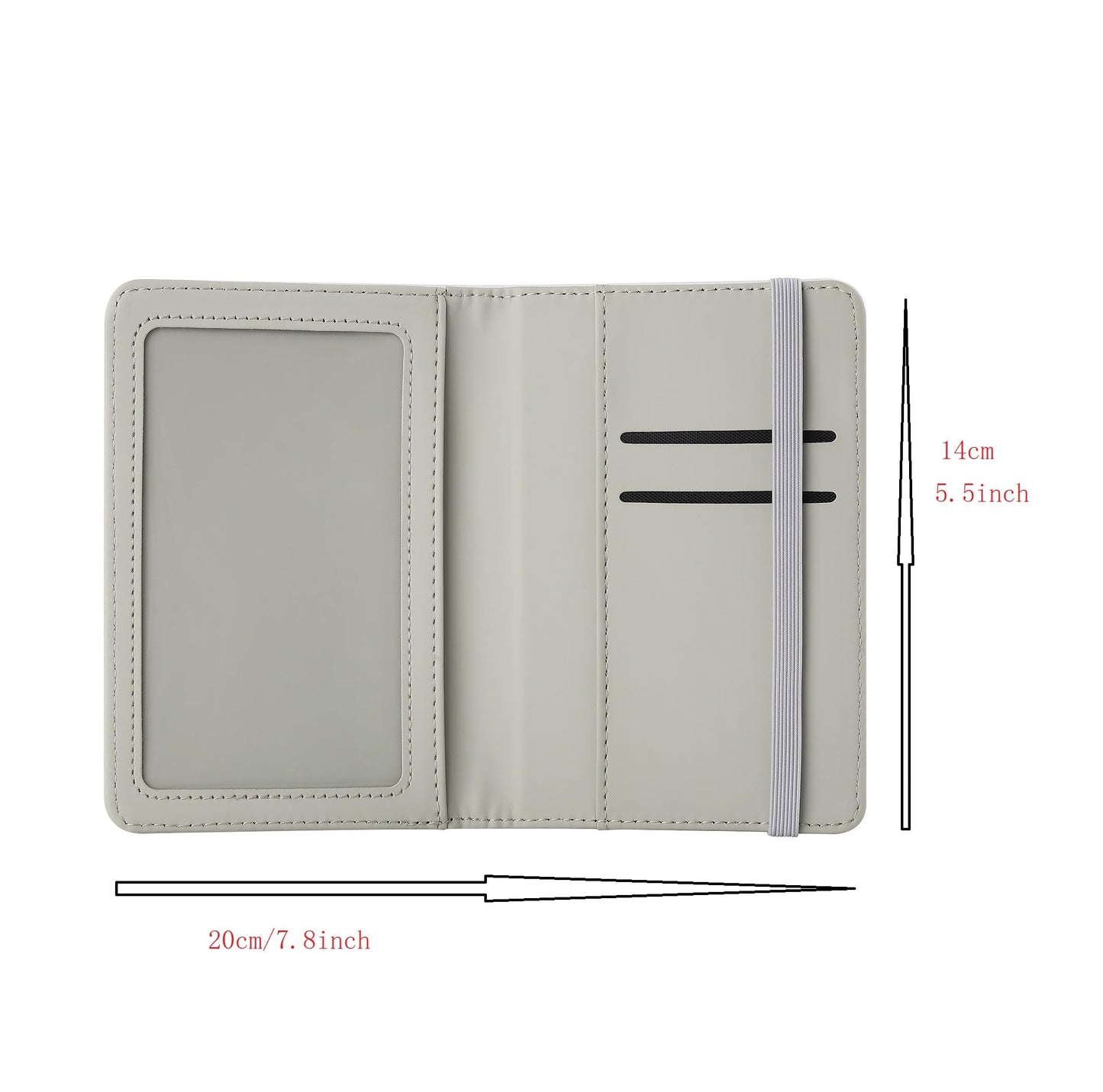 10 pieces DIY Sublimation Blank Passport Holder Covers, PU Leather DIY Heat Transfer Travel Passports Book Holder Wallet Cover for Passport, Business Cards, Credit Cards