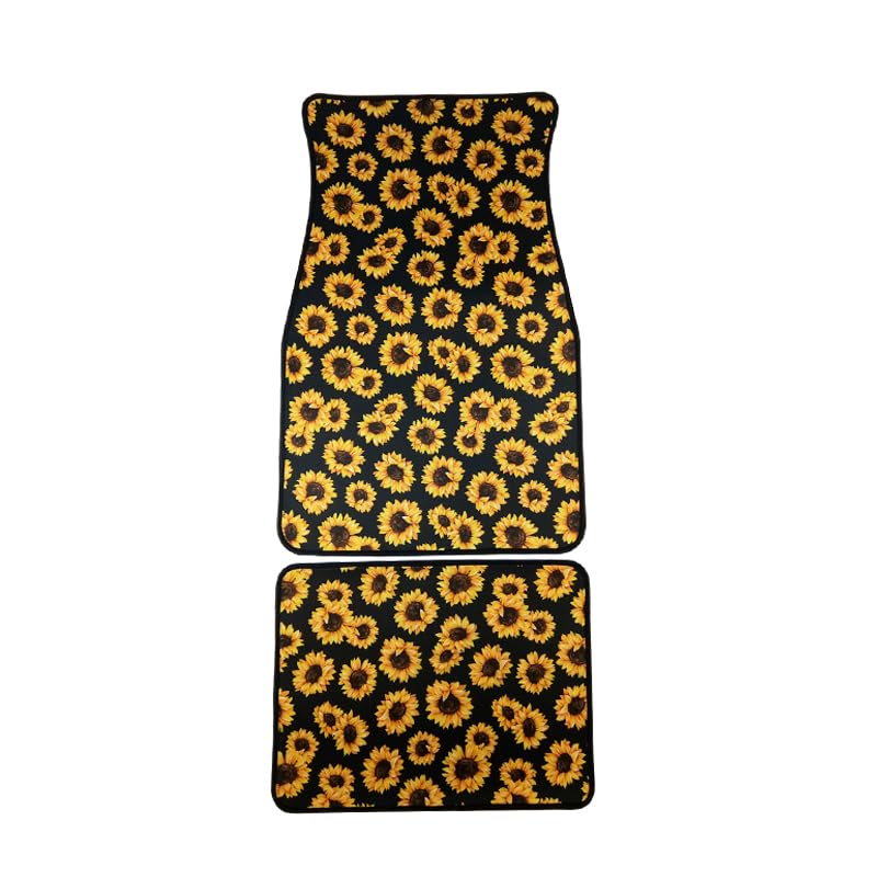 Sublimation Blank Neoprene Car Seat Cover and Car Mats Personalized Sublimation Mats Comfortable Car Floor Cushion Universal Fit 1 Set 4 pcs