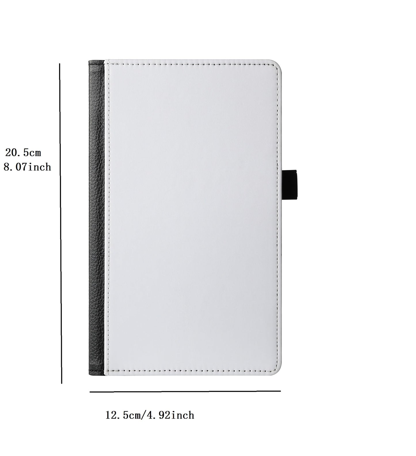5 Pack Sublimation Blank Menu Covers Waterproof Restaurant Cafe Bar DIY Heat Transfer Print PU Leather Fold Menu Book with Angled Corners for Wine Drinks Cafes List Covers Set
