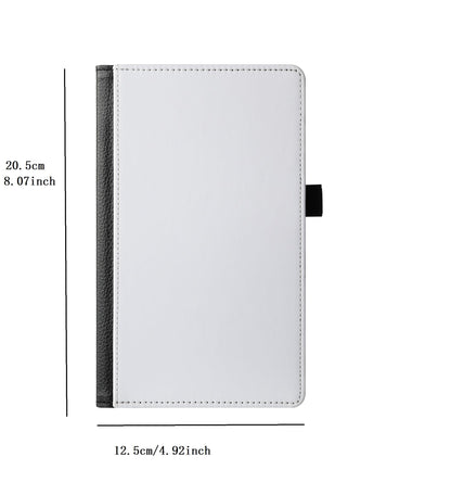 5 Pack Sublimation Blank Menu Covers Waterproof Restaurant Cafe Bar DIY Heat Transfer Print PU Leather Fold Menu Book with Angled Corners for Wine Drinks Cafes List Covers Set
