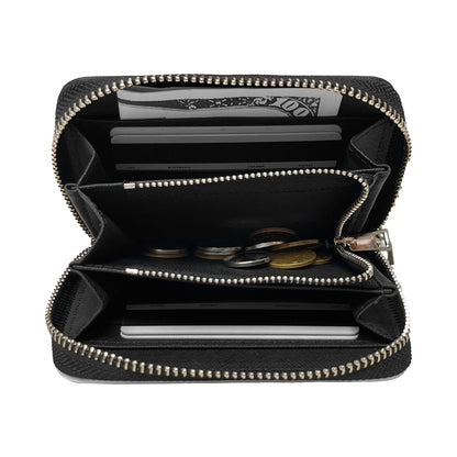 8 pieces Sublimation Blank Pu leather Coin Bag wallet for women,black leather coin purse,zipper change bag, Jewelry Pouch For DIY Heat Transfer Print