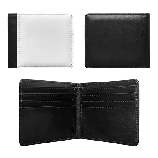 SCCFMM 10 Pieces Sublimation Blanks Wallets for Men Card Holder Gifts Wallets Heat Transfer Sublimation Wallet DIY Craft for Father's Day