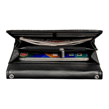 3 Pack Sublimation Blank Wallet With Shoulder Strap Women's Zipper Card Holder Storage Bag Sublimation PU Leather Women's Travel Clutch Wristband DIY Craft Shoulder Bag