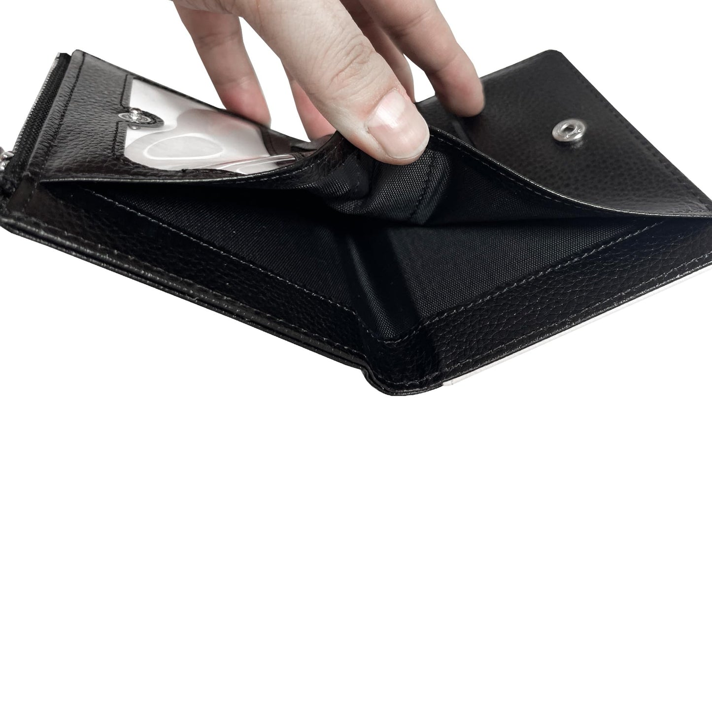 SCCFMM 10 pieces Sublimation Wallets Blanks for Men Women Valentines Gifts Employee Appreciation Wallets DIY Heat Transfer Sublimation Wallet With Zipper for Father's Day Office Travel Supplies