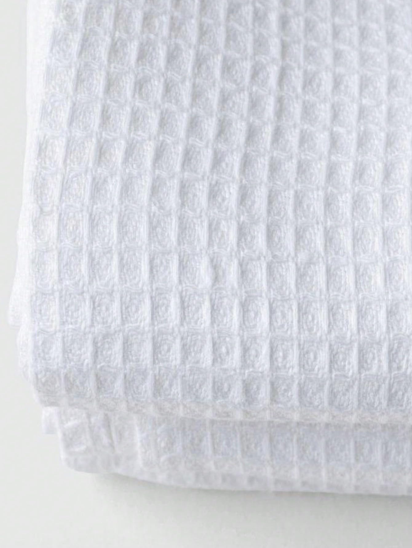 SCCFMM 10 Pack Sublimation Blank White Towels Waffle Weave Kitchen Towels Blanks Microfiber Dish Drying Towel for DIY Heat Transfer 16x24 Inch
