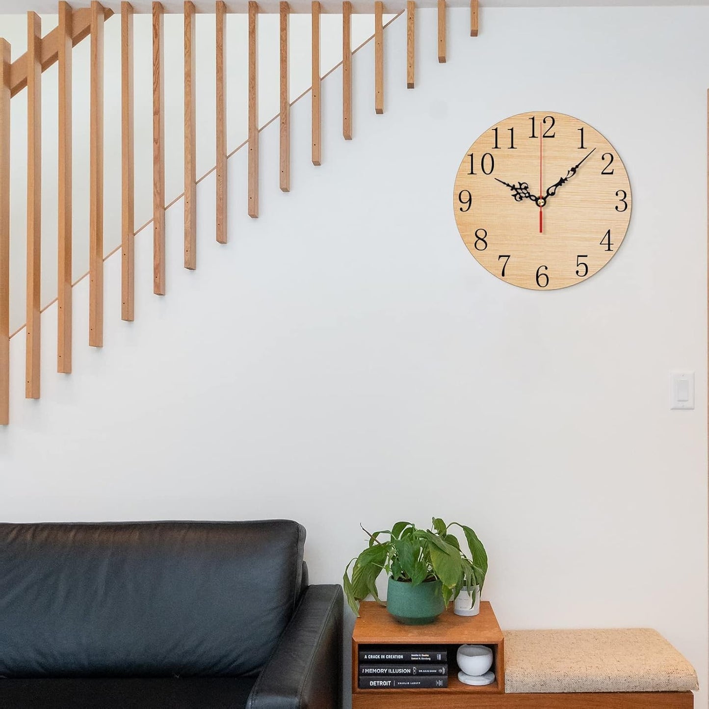3 Pcs Sublimation Blanks Wall Clock, 11.8" Round Sublimation Wall Clocks Silent Non-Ticking Easy to Read Battery Operated Decorative Wall Clock for Home Kitchen Office School Hotel