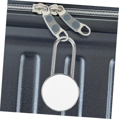 15 Set Sublimation Blank Safety Locks Chest Padlock Mini Locker Small Jewelry Boxes Locker Sublimation Diary Lock Backpack Lock Mini Padlock with Key Metal for DIY Heat Transfer Print