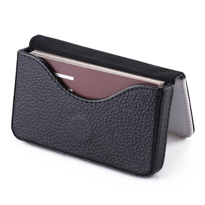 SCCFMM 12 Pieces Sublimation Blank Business Card Holder PU Leather Name Card Case Pocket DIY Heat Transfer Blank Wallet Coin Purse Card Holder Case for Men Women