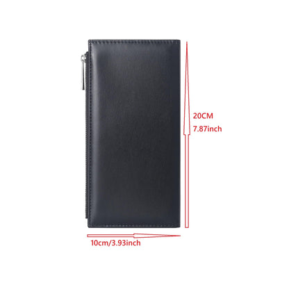 SCCFMM 5 pieces Sublimation Blank Long Coin Purse Larger Capacity Women Zipper Wallet PU Leather Coin Credit Card Holder Travel Bag For Diy Crafts Heat Transfer Print