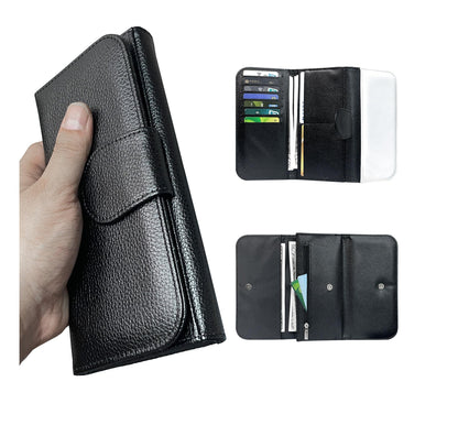 5 Pack Sublimation Blank Trifold Wallet PU Leather Coin Purse 7 Card Slots, 2 Slip Pockets - Minimalist Design, Slim Wallet DIY Heat Transfer Print for Women Men