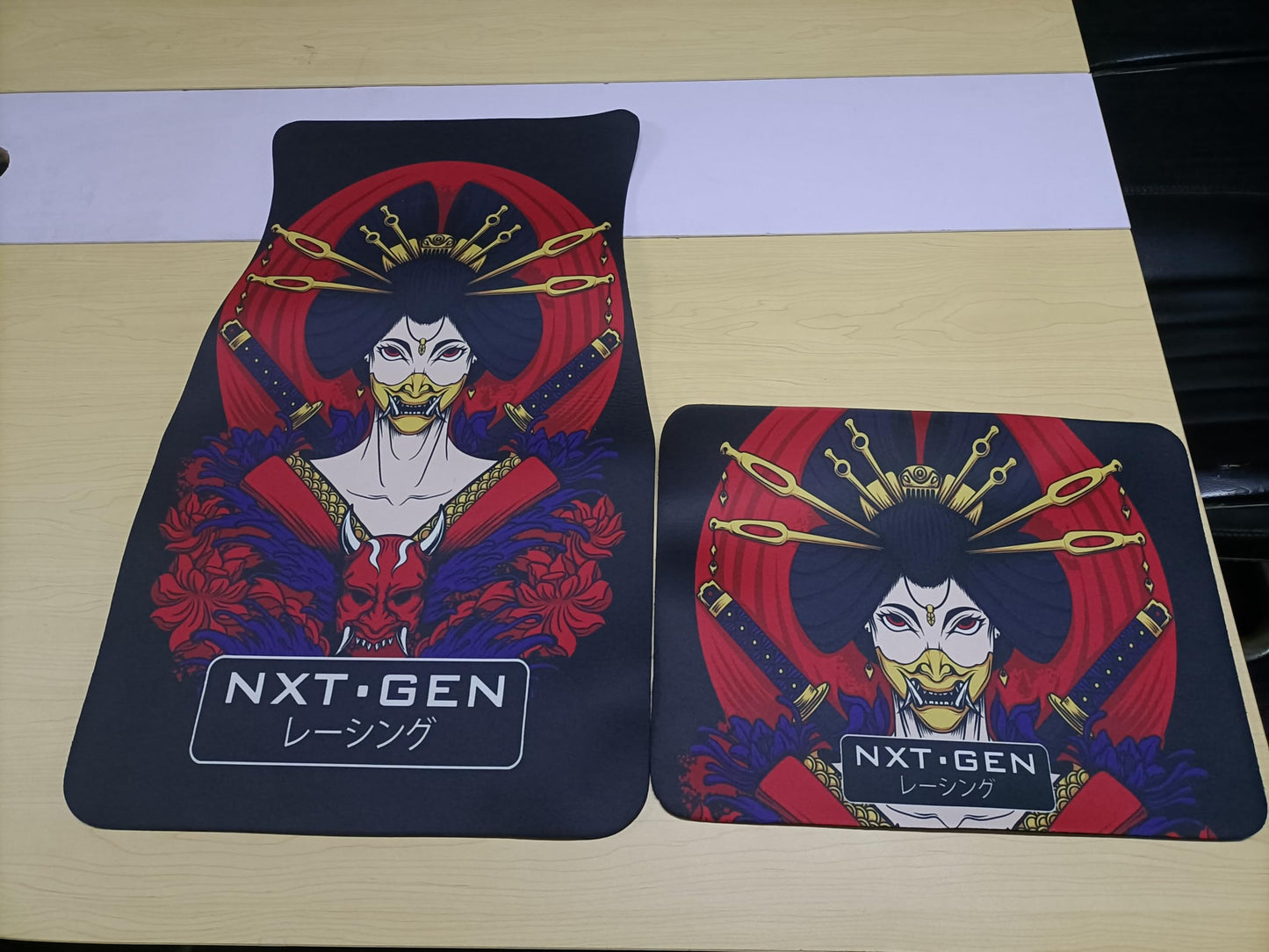 Sublimation Blank Neoprene Car Seat Cover and Car Mats Personalized Sublimation Mats Comfortable Car Floor Cushion Universal Fit 1 Set 4 pcs