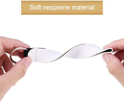 30pcs Neoprene Wristbind Keychain Sublimation Bag Decoration Accessory Blank Keychain For Heat Transfer Print Logo Image