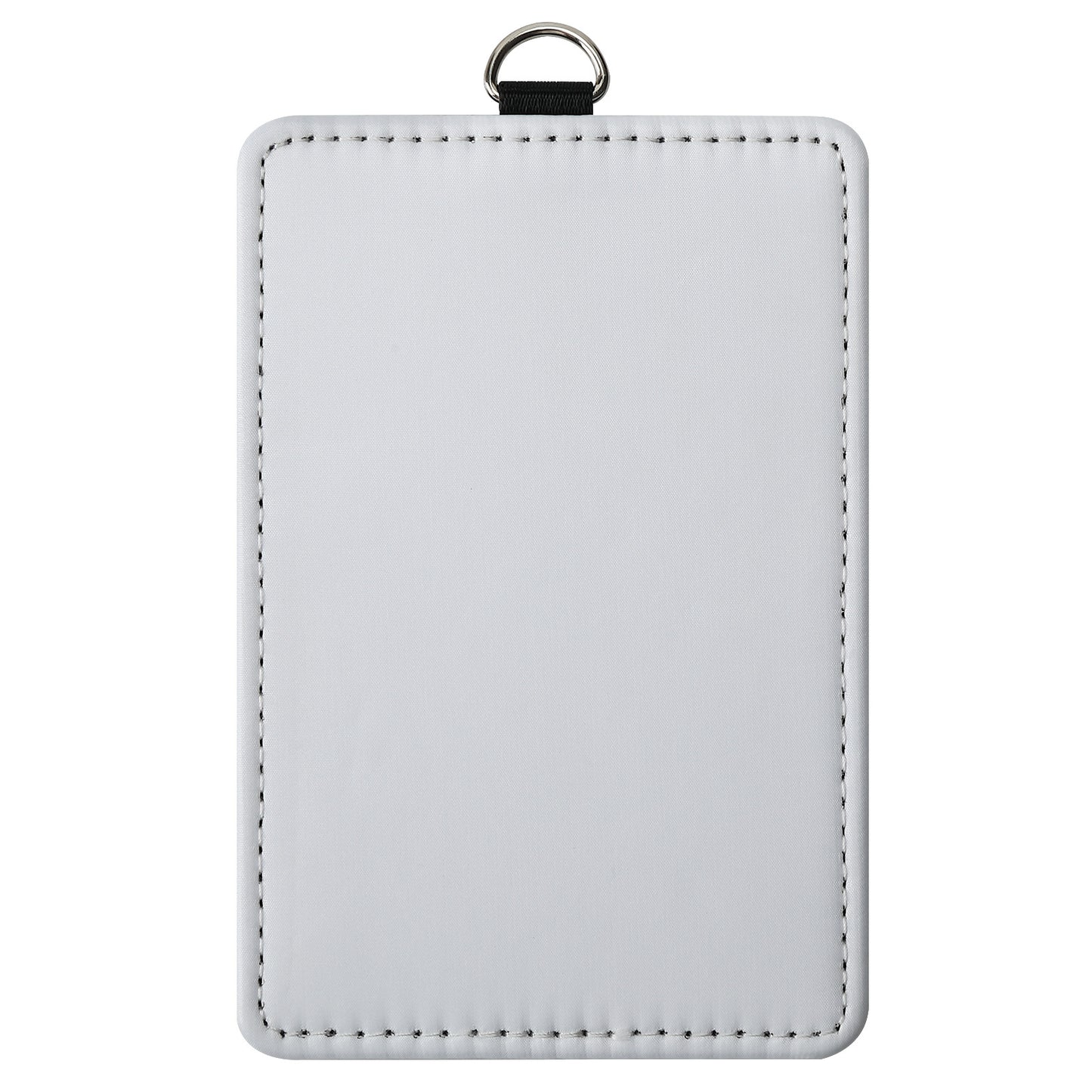 30 Pack Sublimation Blank Clear Genuine Leather ID Badge Holder DIY Heat Transfer Print Vertical ID Card Holders for Badges Waterproof Name Tag Holders for Coach Office Employees Students