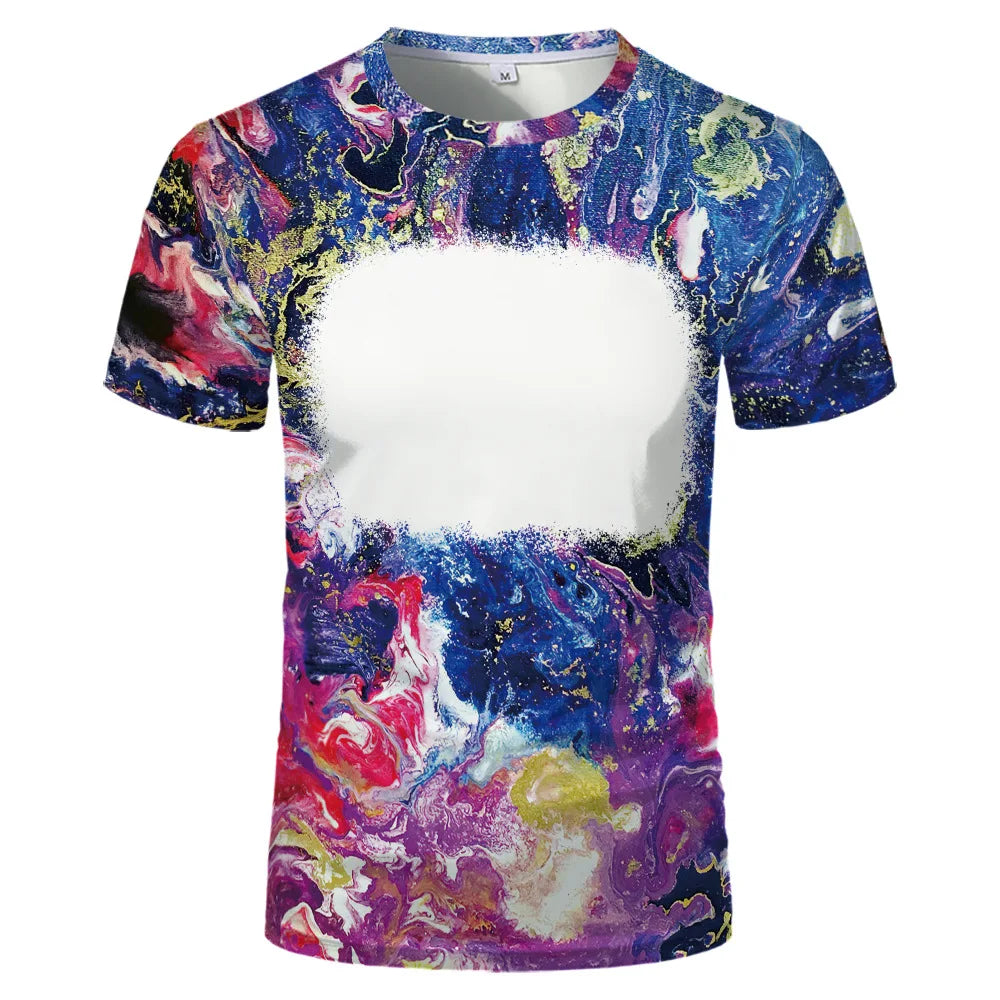 Creative Family Tee Tops Polyester Clothes Sulimation Blank T-shirts O-Neck Plus Size For Custom Team Parent-Child Tee Shirt