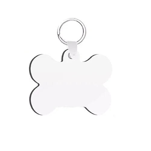 50pcs Sublimation MDF Keychain DIY Sublimation Wooden Thermal Transfer Board Key Rings Printable White Blank MDF Key Ring Keychain