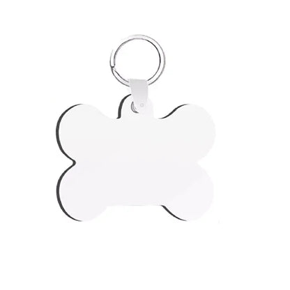 50pcs Sublimation MDF Keychain DIY Sublimation Wooden Thermal Transfer Board Key Rings Printable White Blank MDF Key Ring Keychain