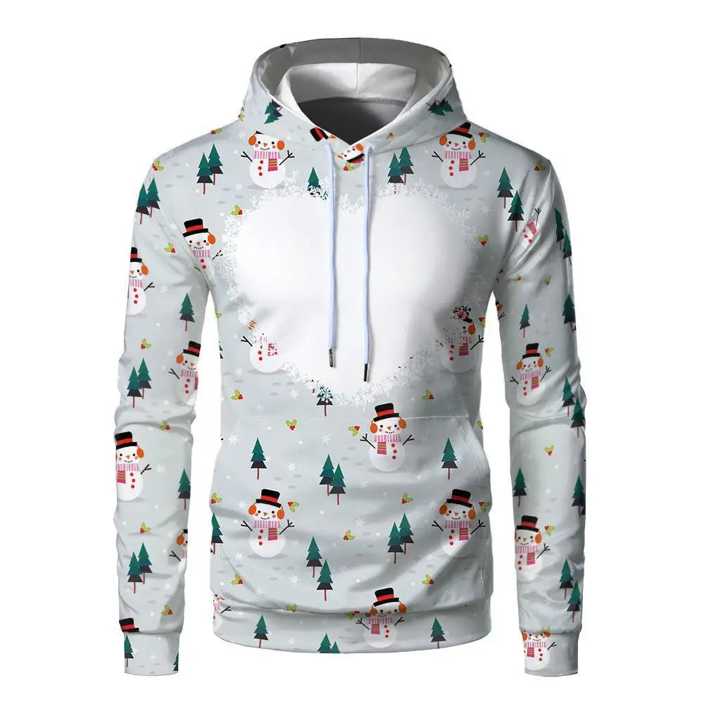 Sublimation Hoodies Blanks 100% Polyester Sweatshirt Pullover Wholesale Loose Clothes for Heat Transfer Print