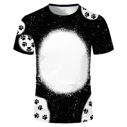 Summer New Arrival Sublimation Blank O-Neck T-Shirt Men Women Clothing Casual Fashion Short Sleeve Tee For Diy Logo Printing