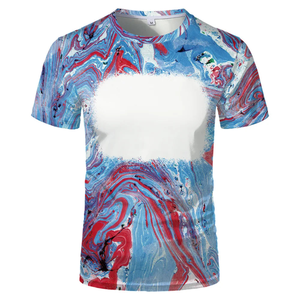 Creative Family Tee Tops Polyester Clothes Sulimation Blank T-shirts O-Neck Plus Size For Custom Team Parent-Child Tee Shirt