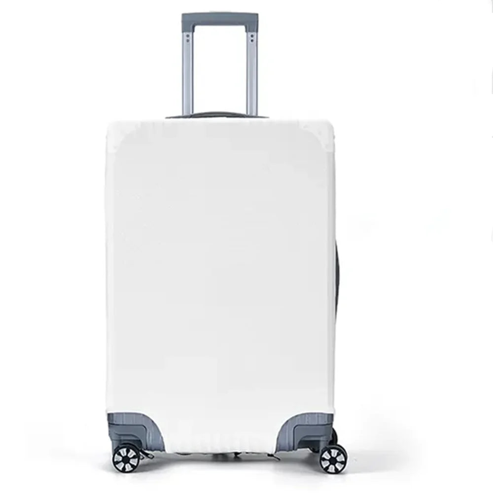 3pcs Sublimation White Blank Polyester Travel  Accessories Luggage Cover Suitcase Protector for Customize Diy Photo Printing