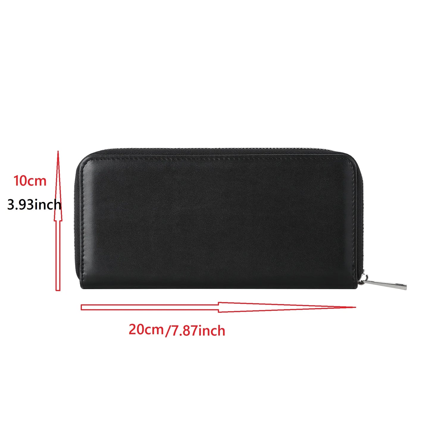 10pcs Long Wallets Sublimation Blanks Large Capacity Zipper Handbag Card Holder Coin Purse For Logo Image Print