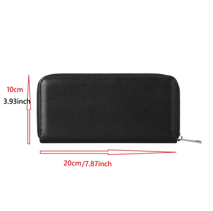 10pcs Long Wallets Sublimation Blanks Large Capacity Zipper Handbag Card Holder Coin Purse For Logo Image Print
