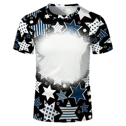 Korean Style Tshirts Women Men Summer Oversize Clothing O Neck Polyester Unisex Tops Subliation Blanks For Custom Team Tops