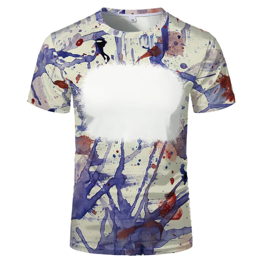 Creative Family Tee Tops Polyester Clothes Sulimation Blank T-shirts O-Neck Plus Size For Custom Team Parent-Child Tee Shirt