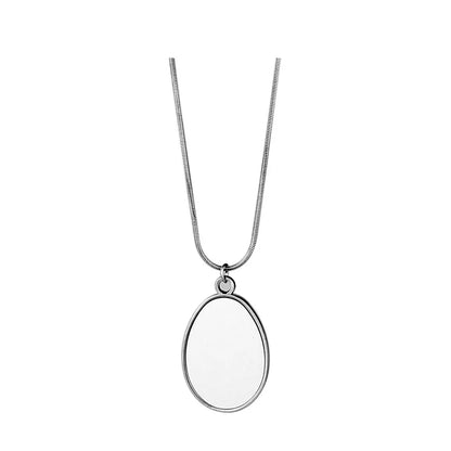 10pcs Angle Wing Pendant Necklace Sublimation Necklaces Heart Pendants Jewelry For Custom Anniversary&Valentine's Day Gift