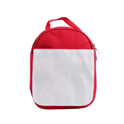 6pcs Sublimation Blank Insulated Lunch Bag Tote Travel Picnic Handbags Lunch Box Thermal Bag For Heat Transfer Print