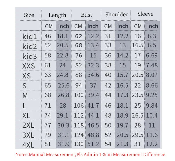 Creative Family Tee Tops Polyester Clothes Sulimation Blank T-shirts O-Neck Plus Size For Custom Team Parent-Child Tee Shirt