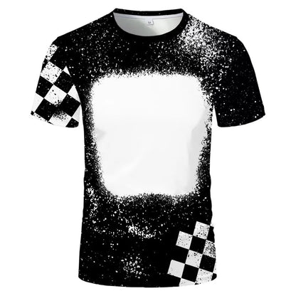 Summer New Arrival Sublimation Blank O-Neck T-Shirt Men Women Clothing Casual Fashion Short Sleeve Tee For Diy Logo Printing
