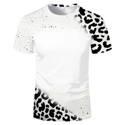 Sublimation Blank Polyester T-shirt Adult Kids Summer Casual Short Sleeve Round Neck Tops Tees Clothing for DIY Personalized