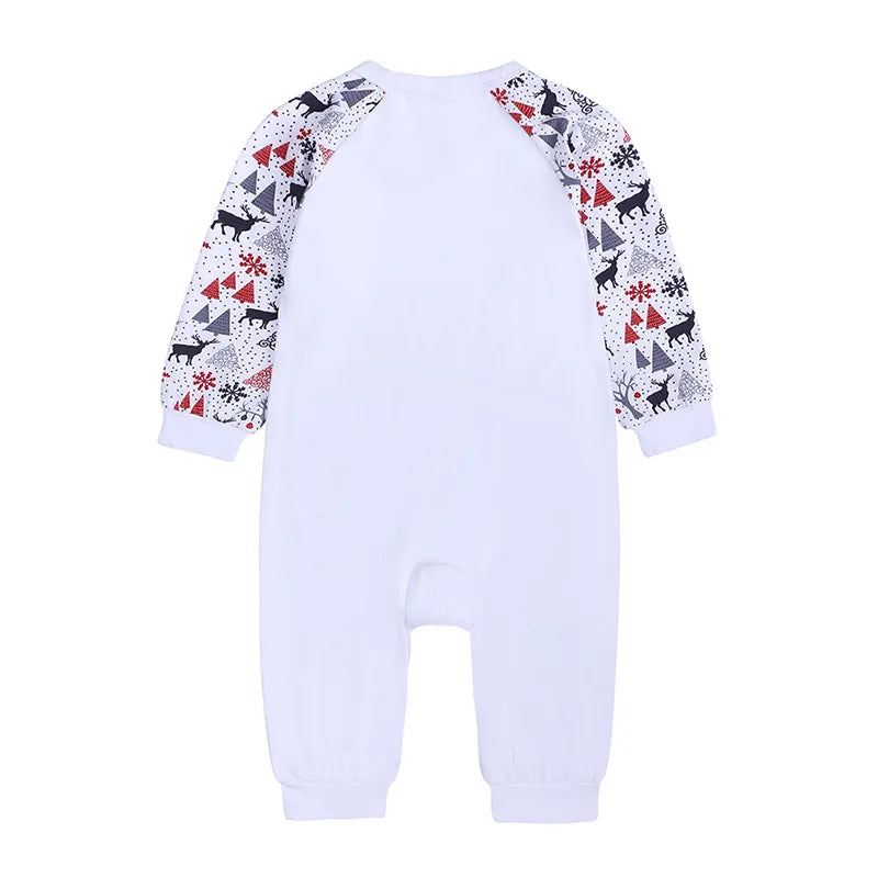 Xmas Matching Family Outfits Sublimation Tshirts Blank Parent-Child Pajamas Set Mom Dad Kids Sleepwear For Heat Transfer Print