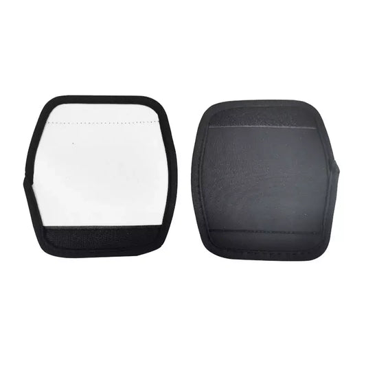 20pcs Sublimation Blank White Neoprene Hand Protector Luggage Suitcase Handle Grip Comfort Wrap Cover for Diy Photo Print Logo