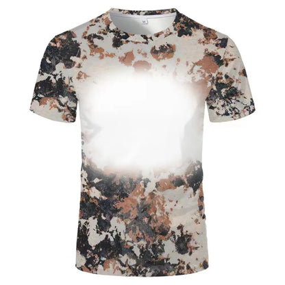 Woman T-Shirts Casual Loose Tops Polyester Tee shirt Sublimation Blank Short Sleeve For Heat Tranfer Printing Photo Text