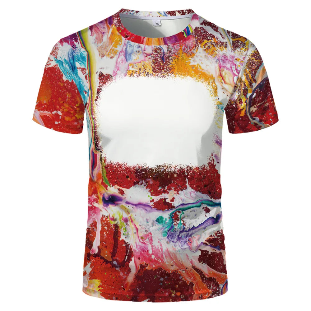 Creative Family Tee Tops Polyester Clothes Sulimation Blank T-shirts O-Neck Plus Size For Custom Team Parent-Child Tee Shirt