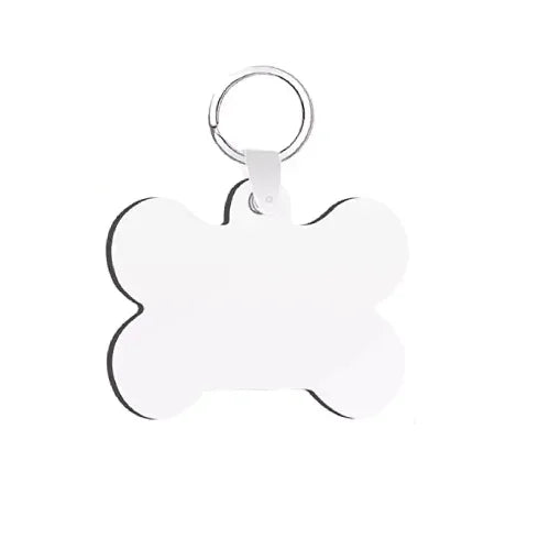 50pcs Sublimation MDF Keychain DIY Sublimation Wooden Thermal Transfer Board Key Rings Printable White Blank MDF Key Ring Keychain