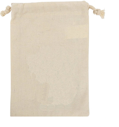 20pcs Sublimation Blank Linen Gift Bag New Year Christmas Tree Hanging Money Bags Promotional Drawstring Bags For Heat Transfer Print