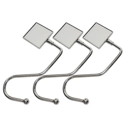 20pcs Sublimation Blank Metal Hooks Table Bag Hanger Lady Women Men Handbag Holder Craft Christmas Gifts for Custom Printing Logo