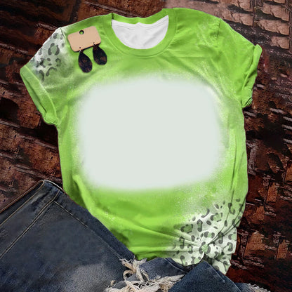 Woman T-Shirts Soft Cute Candy Color Loose Tee Tops Polyester Tee shirts Sublimation Blank Short Sleeve For Heat Tranfer Print